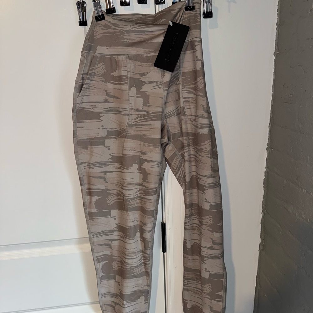 Alphalete Neutral Taupe Brushstroke Joggers